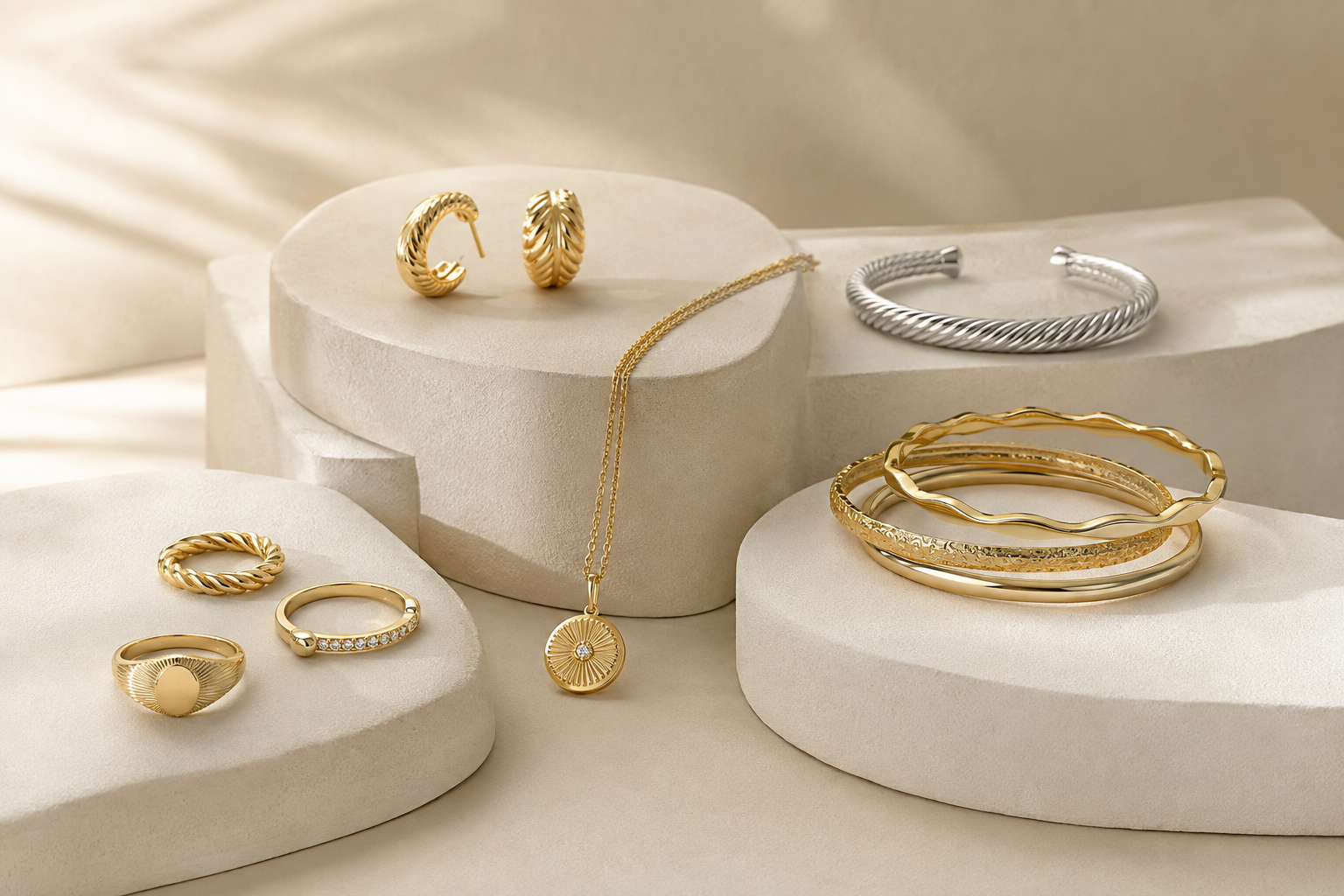 Illustrative diamond jewellery collection
